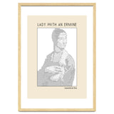 Lady With An Ermine – Leonardo Da Vinci Ascii Art thumbnail