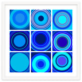 Circles & Rectangles Alt Blue 3 X 3: 3 thumbnail