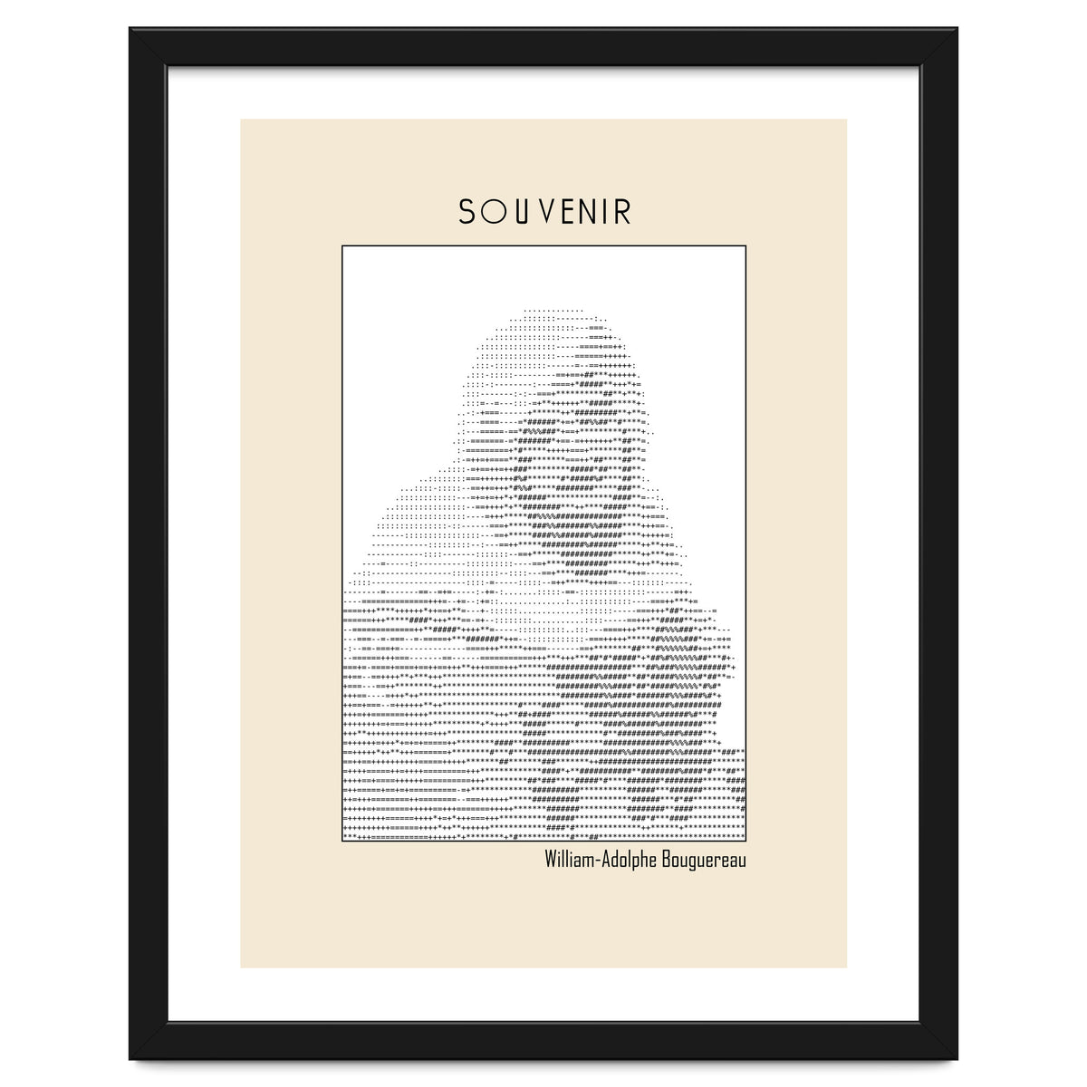 Souvenir – William Adolphe Bouguereau (1894) – Ascii Art