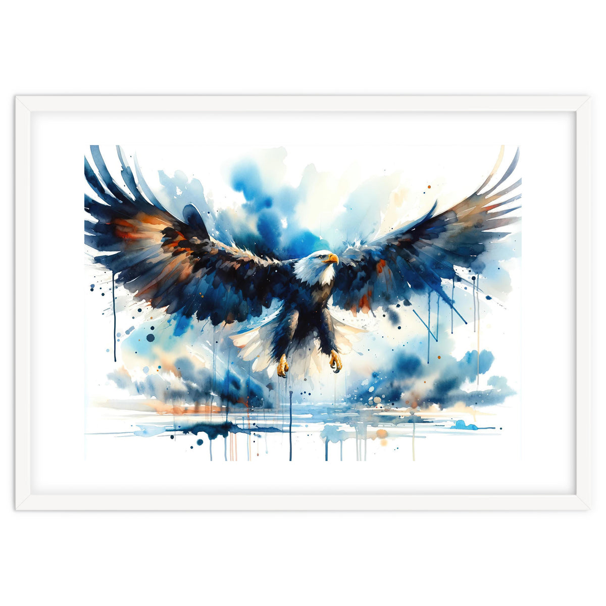 Soaring Spirit Of Freedom Eagle In Flight