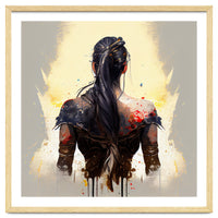 Warrior Woman From Behind