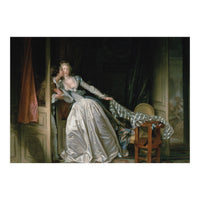 Jean-Honoré Fragonard – The Stolen Kiss | Elegant Rococo Romance & Secret Intimacy (Print Only)