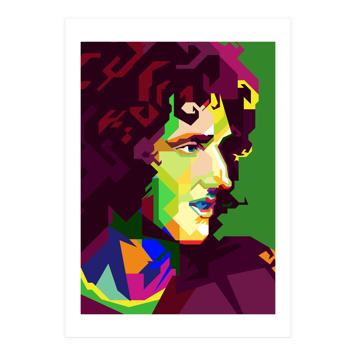 Brian Harold May Pop Art WPAP (Print Only)