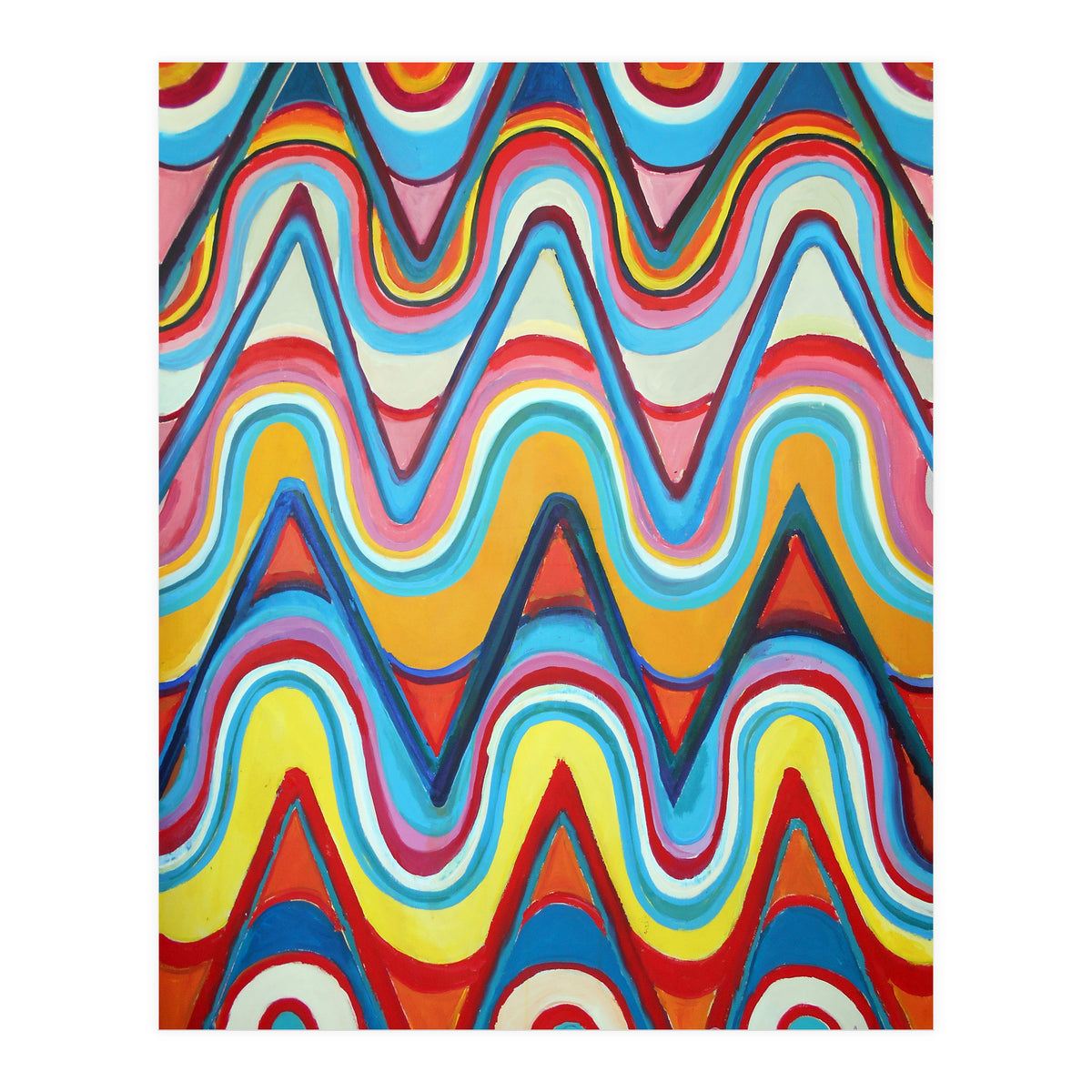 Ondas Y Triangulos (Print Only)