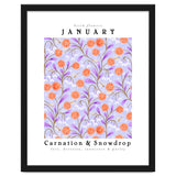 Carnation & Snowdrop January Birth Flower thumbnail