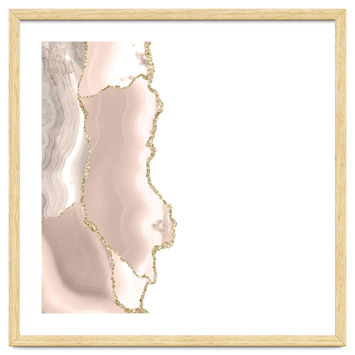 Ivory & Gold Agate Texture 05