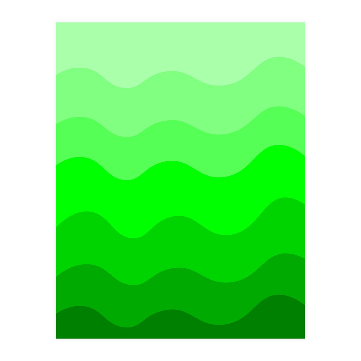 Green gradient design (Print Only)