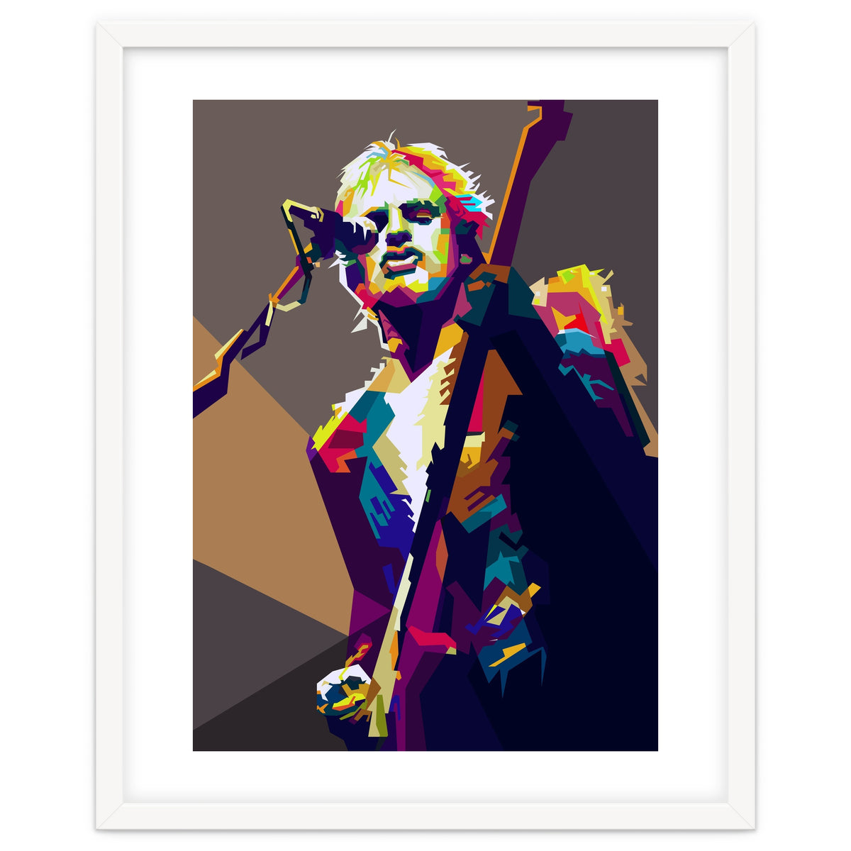 Sting The Police Pop Art WPAP