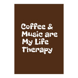 Coffee and books are my life therapy (Print Only) thumbnail