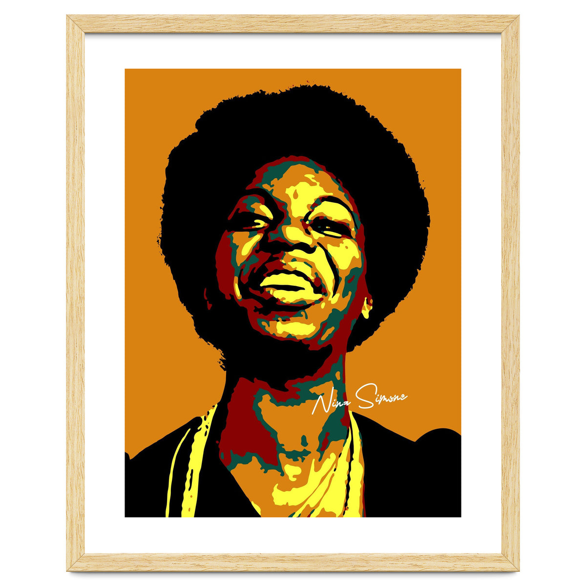 Nina Simone Music Legend in Pop Art