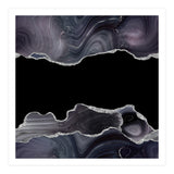 Black & Silver Glitter Agate Texture 03 (Print Only) thumbnail