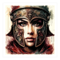 Lion Crest Armor Portrait (Print Only)