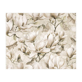 Magnolia And Butterfly Cream (Print Only) thumbnail