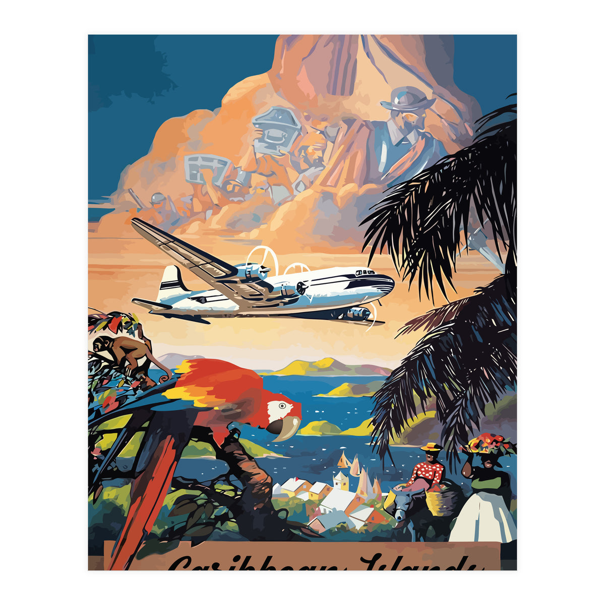Caribbean Islands (Print Only)