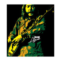 Duane Allman American Rock and Blues Guitarist (Print Only)