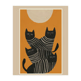 Abstract Black Cats (Print Only) thumbnail