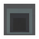 JOSEF ALBERS - HOMAGE TO THE SQUARE BLACK GREY (Print Only) thumbnail