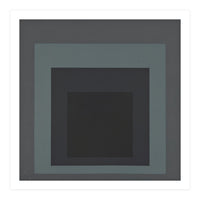 JOSEF ALBERS - HOMAGE TO THE SQUARE BLACK GREY (Print Only)