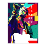 Thom Yorke Singer Musician Pop Art WPAP (Print Only) thumbnail