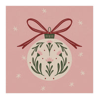 Christmas Flower Globe (Print Only)