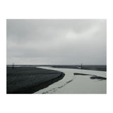 River passing through a black volcanic road - Iceland  (Print Only) thumbnail