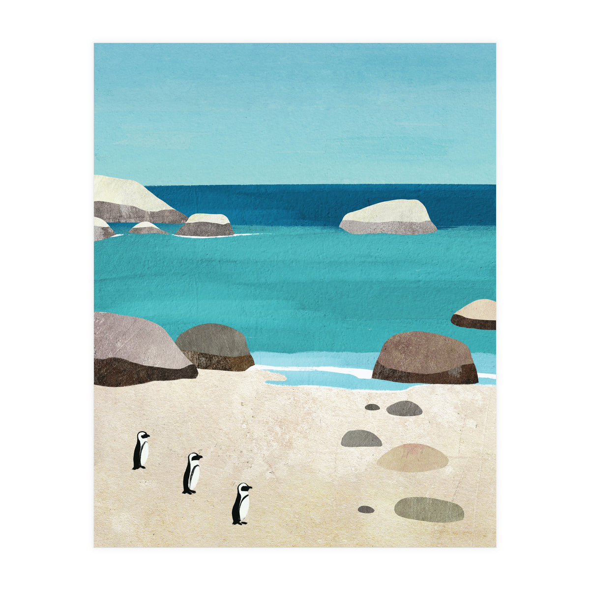 Penguins, Boulders Beach  (Print Only)