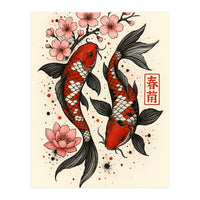 Koi fish Japanese (Print Only)