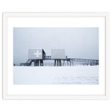 First aid house in the winter seascape thumbnail