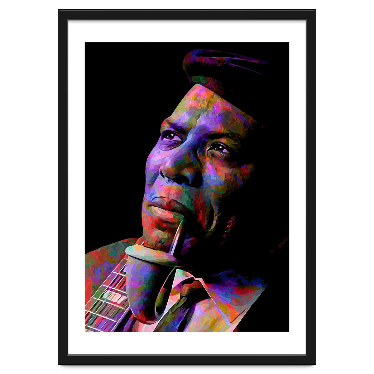 Howlin Wolf American Blues Musician Legend Colorful
