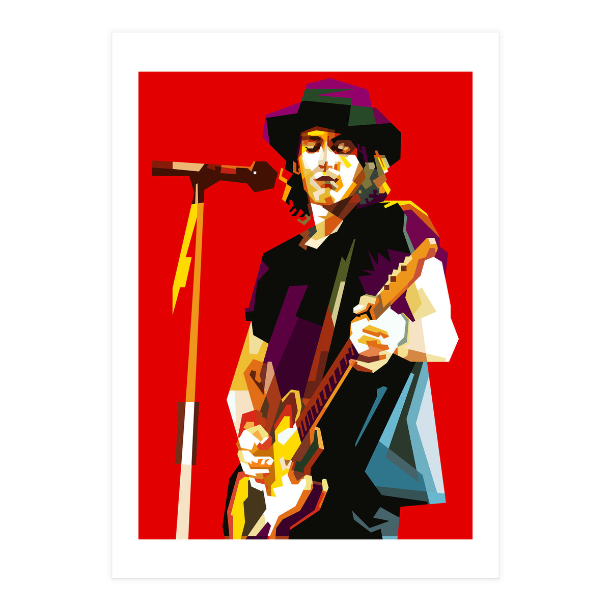 Izzy Stradlin Pop Art WPAP Trending Now (Print Only)