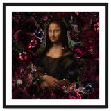 Mona Lisa And Dark Flowers thumbnail