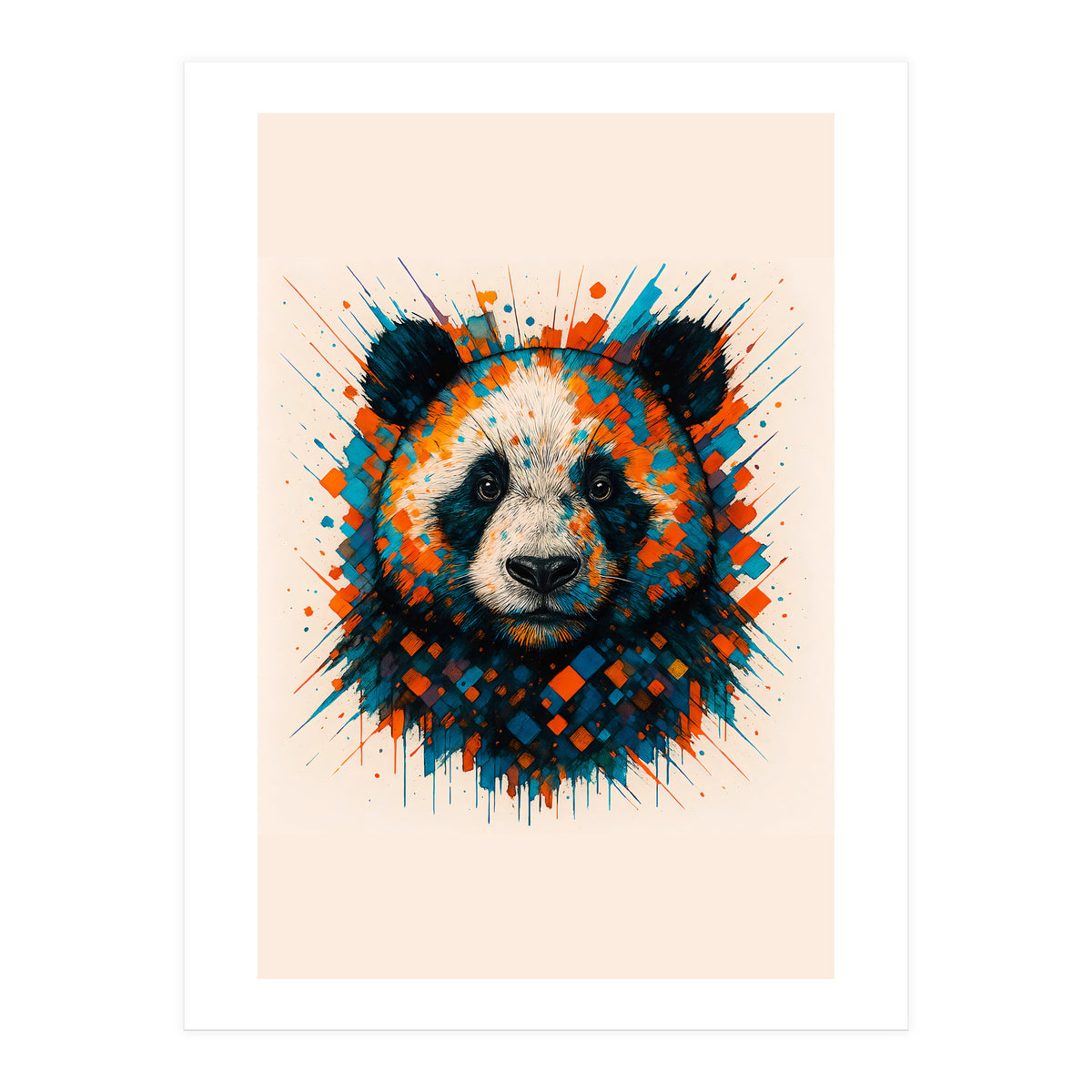 Panda Animal Watercolor (Print Only)
