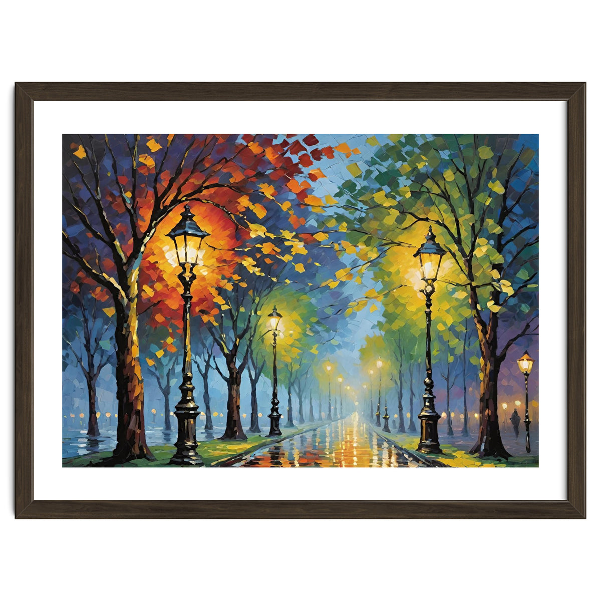 Rainy Abstract Art Nature