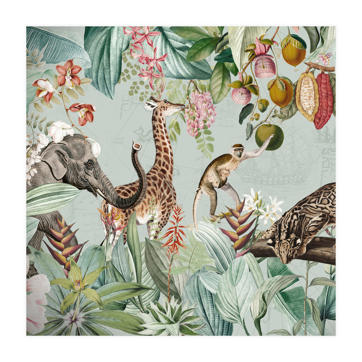 African Tropical Jungle Safari (Print Only)