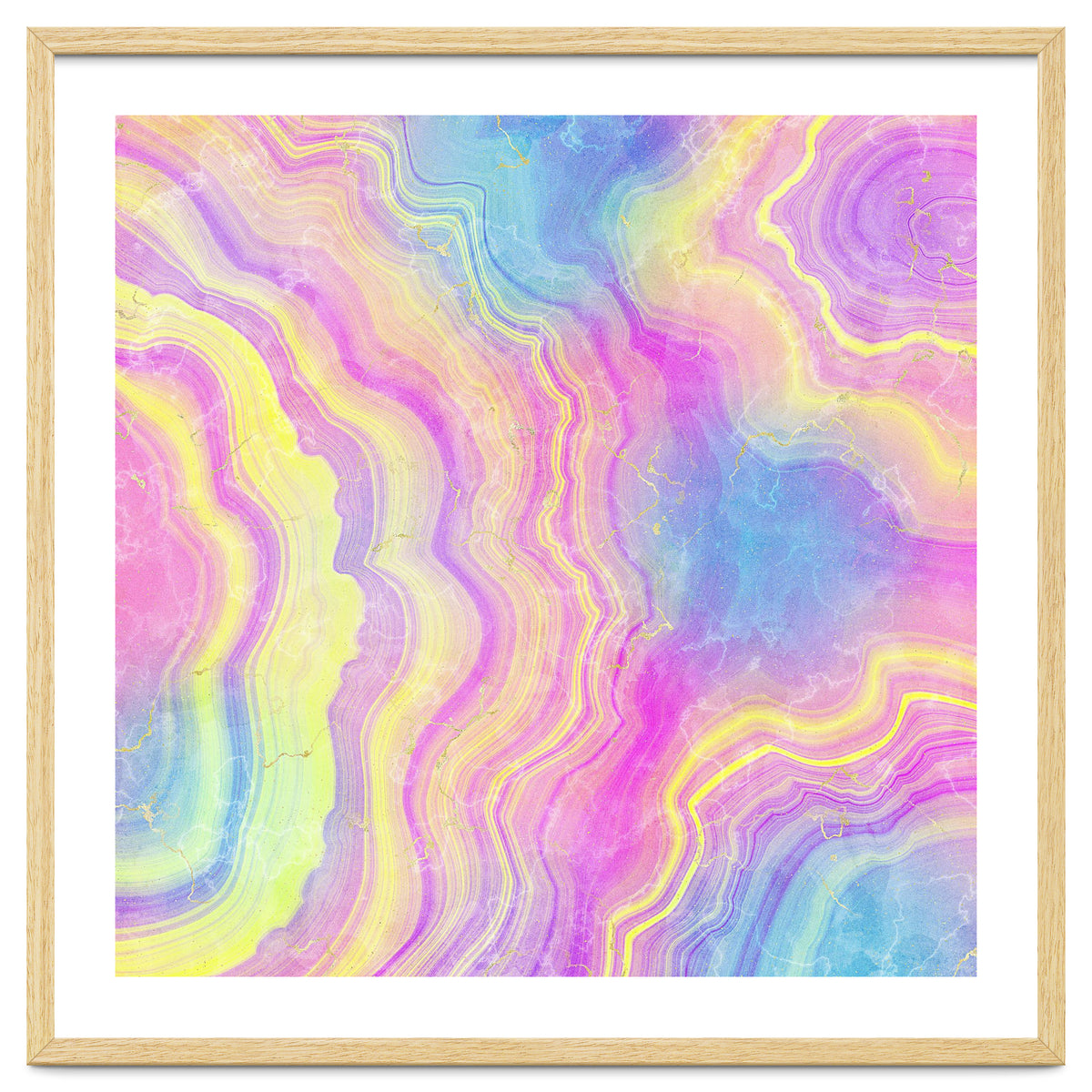 Neon Agate Texture 08
