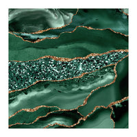 Agate Glitter Ocean Texture 16 (Print Only)