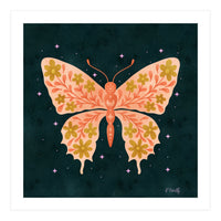 Cosmic Floral Butterfly (Print Only)