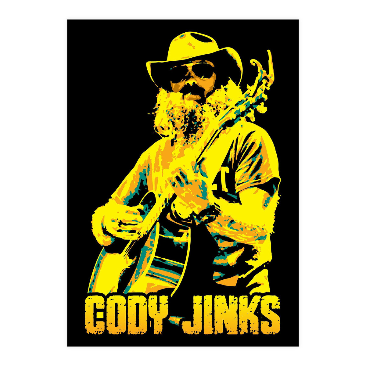 Cody Jinks Outlaw Country Music  (Print Only)