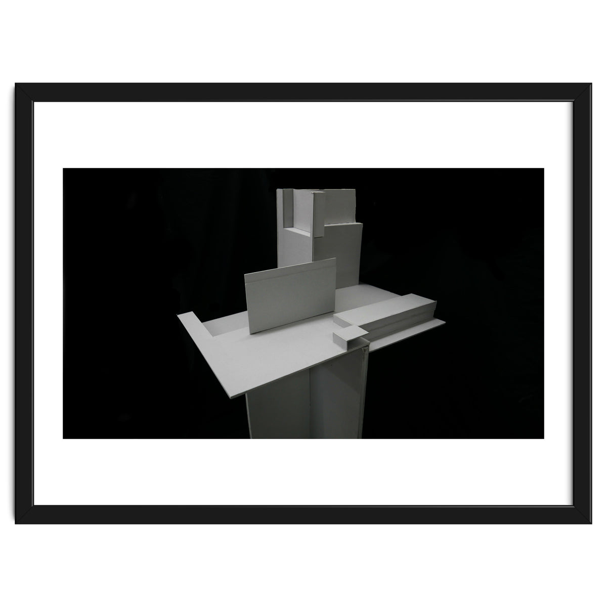 Architectural Model Grey Cardboard