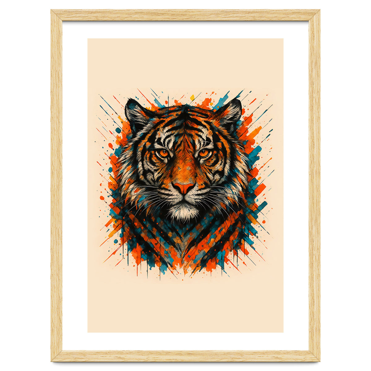 Tiger Animal Watercolor