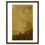 Dog, half submerged. One of the " from the Quinta del Sordo, Goya's house.1819-1823. thumbnail