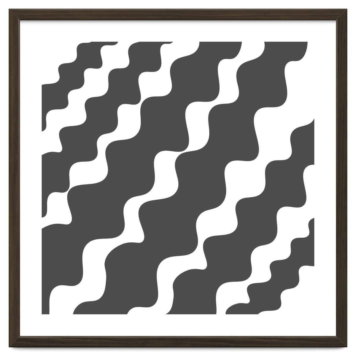 Grey Wavy Pattern