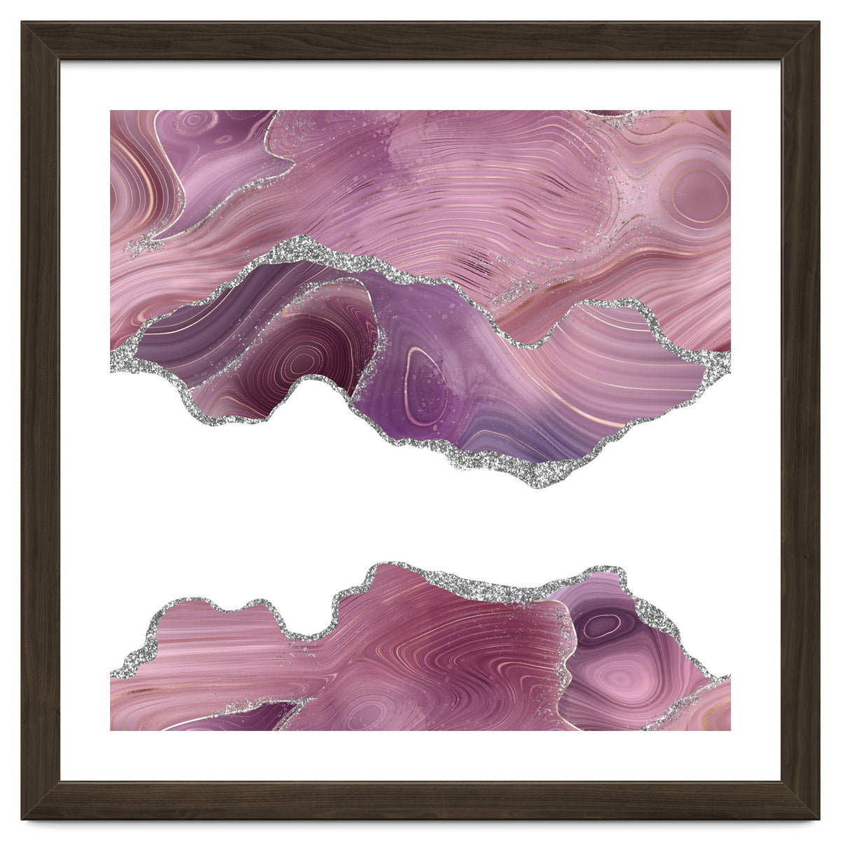 Mauve & Silver Agate Texture 07