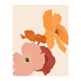 Autumn Wildflowers, Botanical Illustration Vintage Classy, Bohemian Floral Blossom Plants Bloom, Pastel Flowers Garden Nature (Print Only) thumbnail