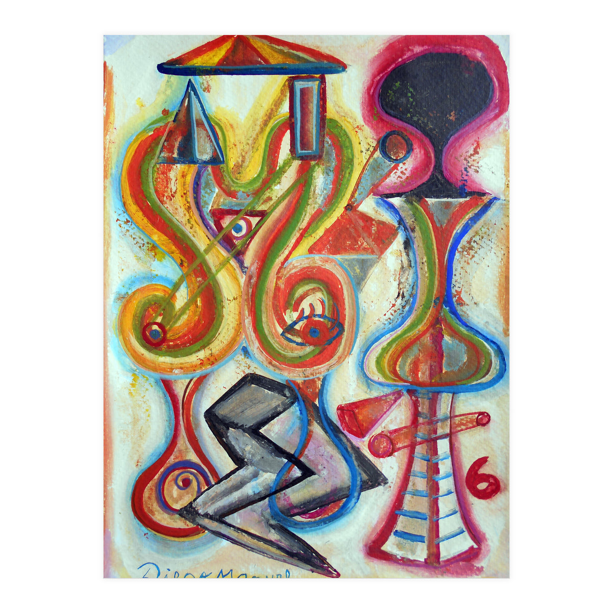 Abstracto Pop 2024 5 (Print Only)