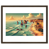 Vintage Australia, Great Ocean Road Poster