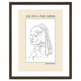 Girl With A Pearl Earring Johannes Vermeer Ascii Art thumbnail
