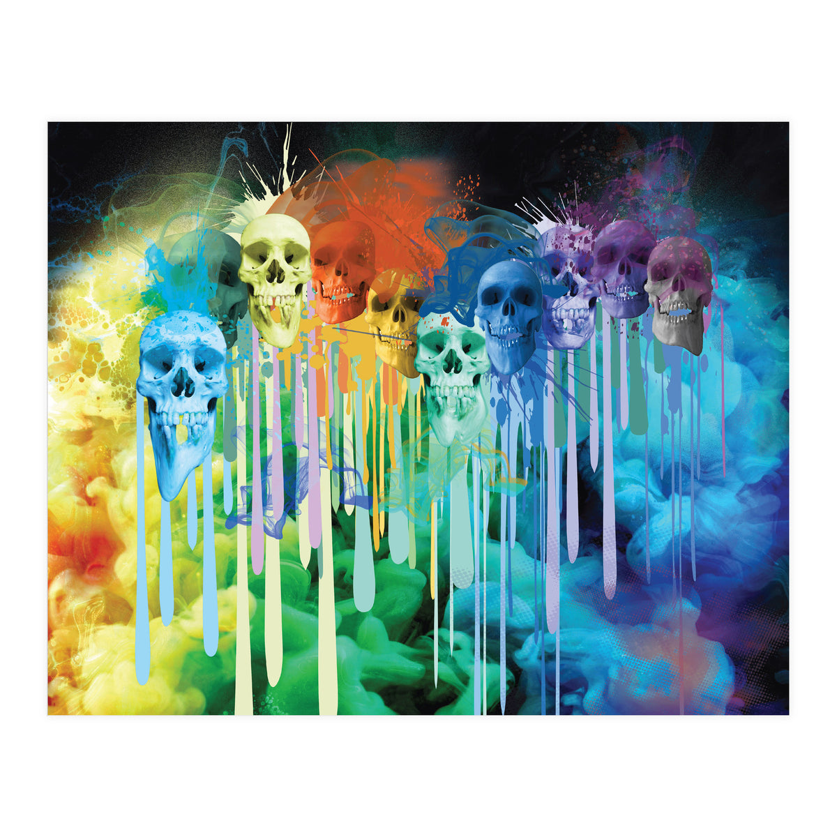 Ink Skulls Smoky (Print Only)