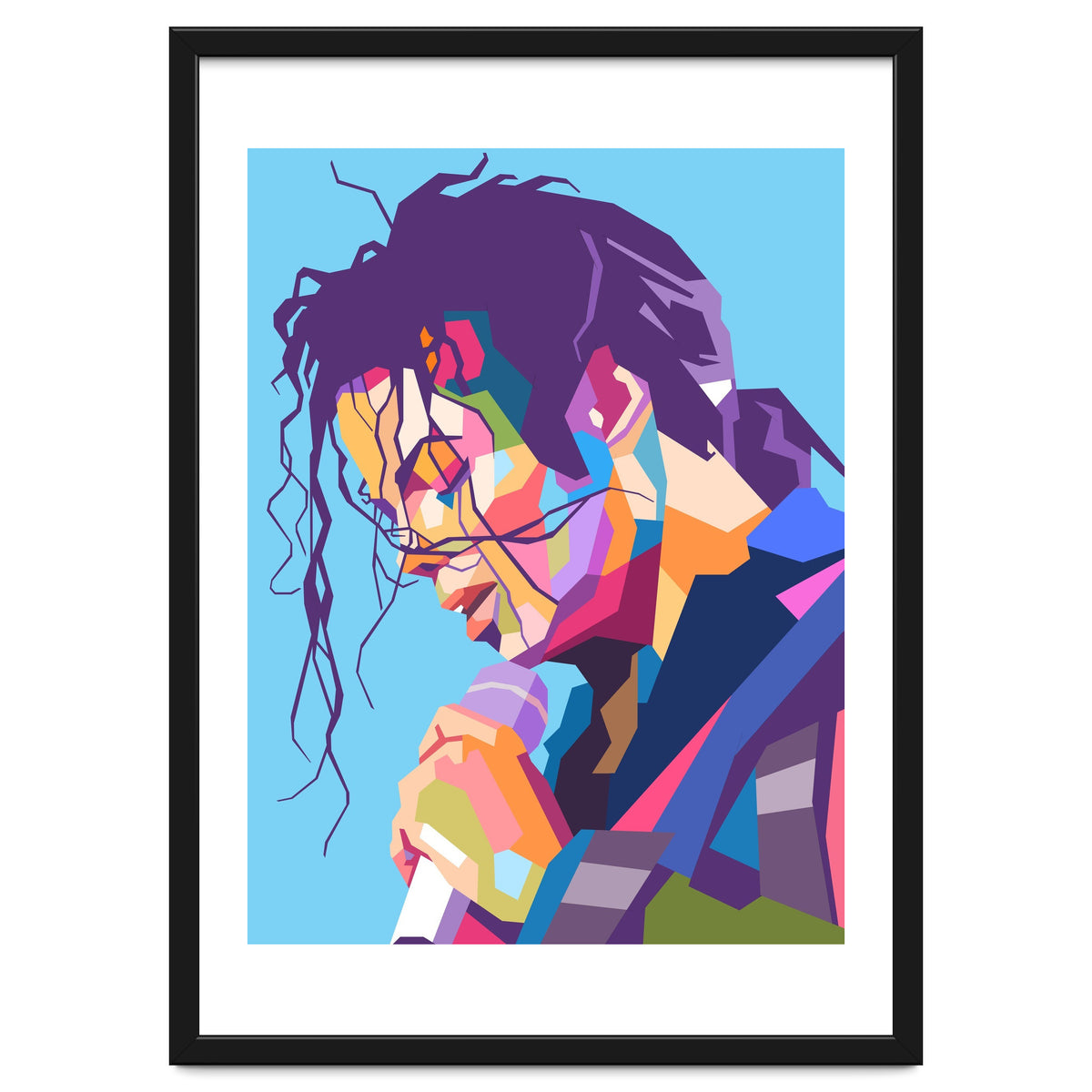 Michael Jackson pop art portrait