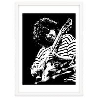 Pat Metheny American Jazz Guitarist Legend in Monochrome 3